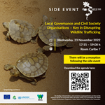 CITES CoP19 | Evento paralelo - Gobernanza local y organizaciones de la sociedad civil: clave para interrumpir el tráfico de vida silvestre